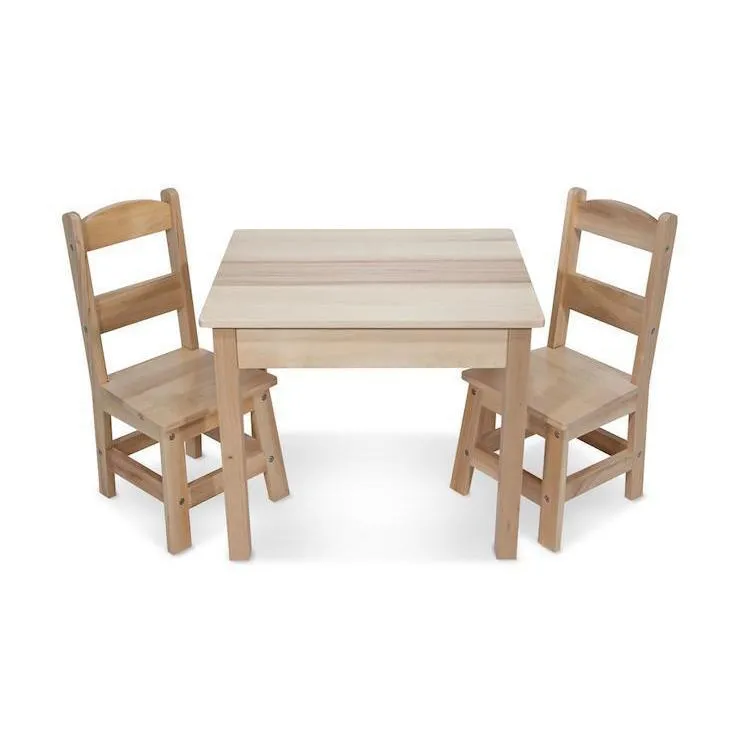 Wooden Table & Chairs Set