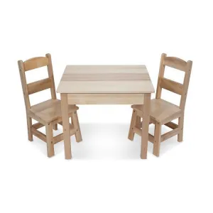 Wooden Table & Chairs Set
