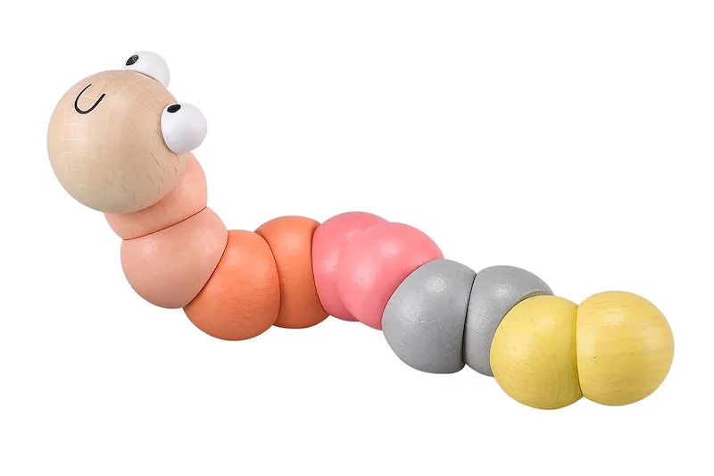 Wooden Wiggly Worms