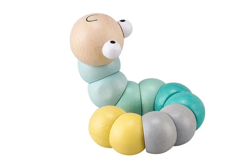 Wooden Wiggly Worms
