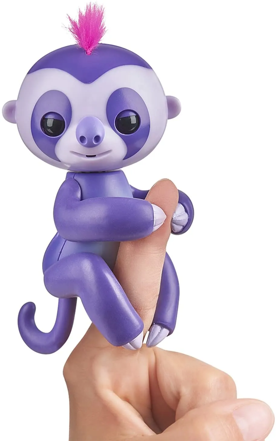 Wow Wee 3752 Finger Lings Sloth Toy; Interactive Toy, Reacts to Sound, Movement and Touch