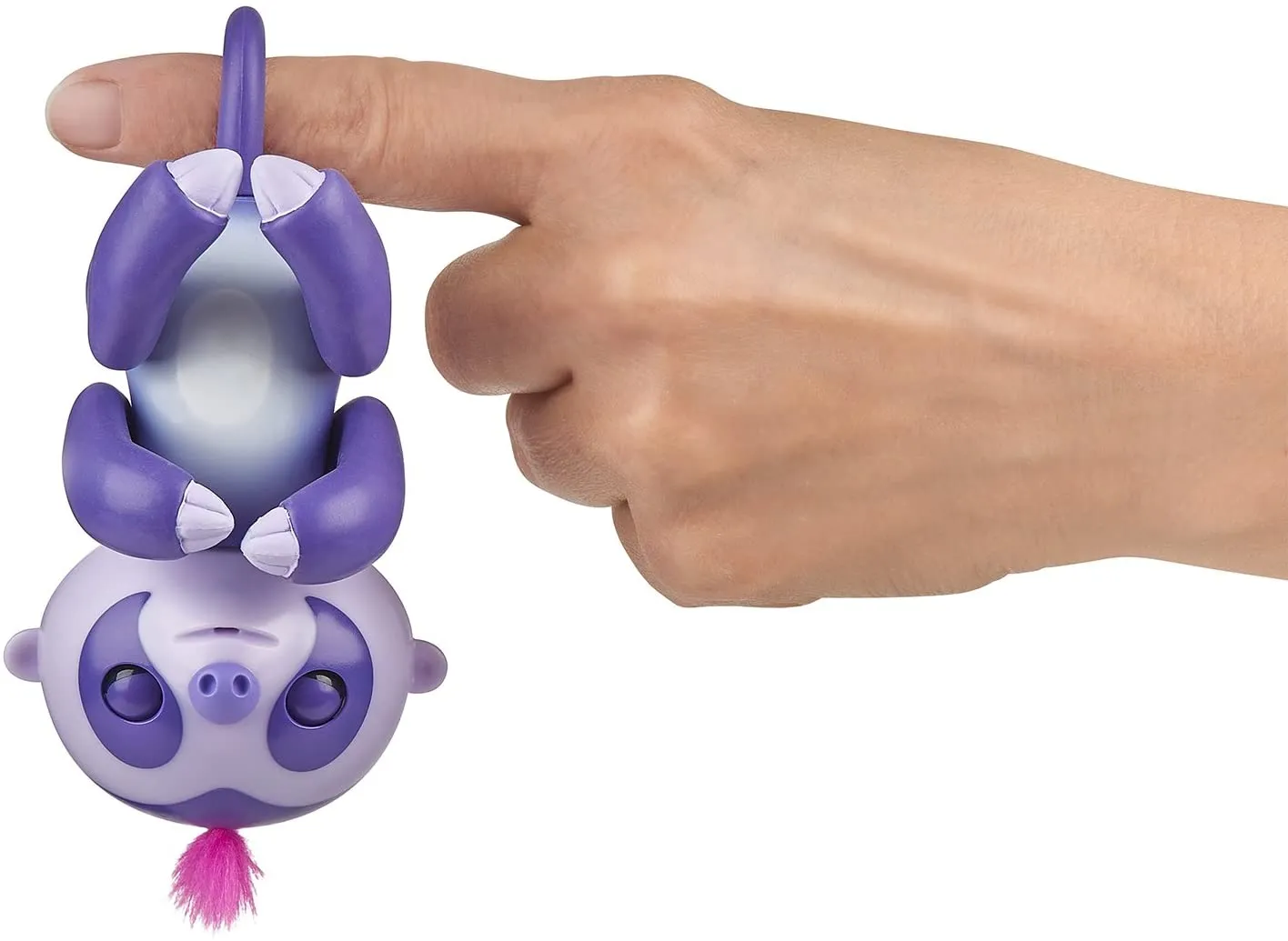 Wow Wee 3752 Finger Lings Sloth Toy; Interactive Toy, Reacts to Sound, Movement and Touch
