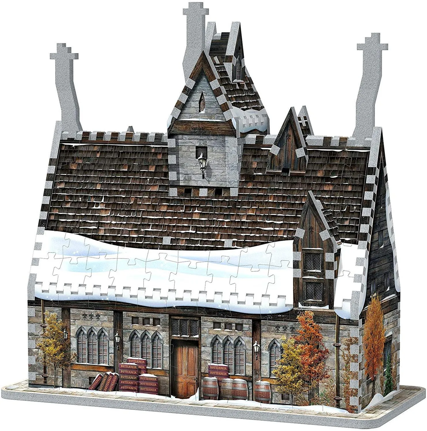 Wrebbit 3D Harry Potter 3D Puzzle Hogsmeade The Three Broomsticks 395 Pieces