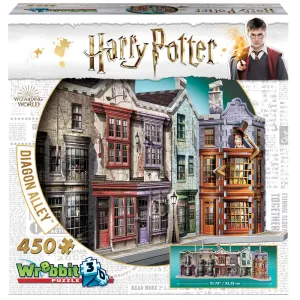 Wrebbit Harry Potter Diagon Alley 3D Puzzle - 450 Piece Set