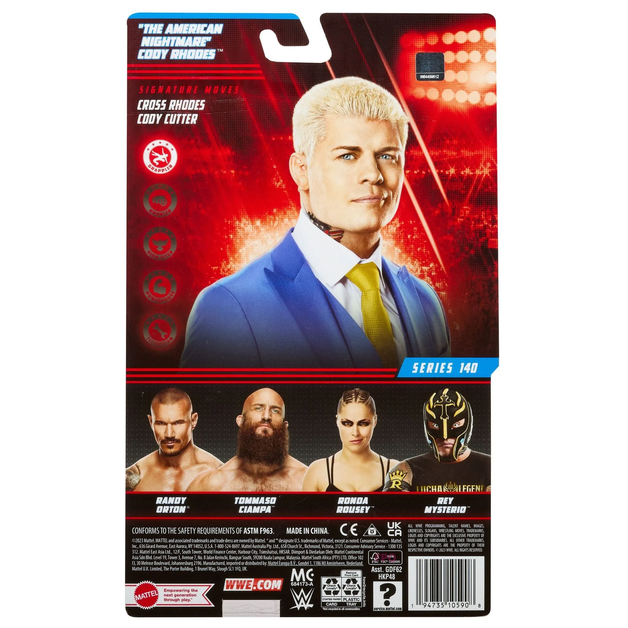 WWE Basic Action Figure Series 140 - "The American Nightmare" Cody Rhodes