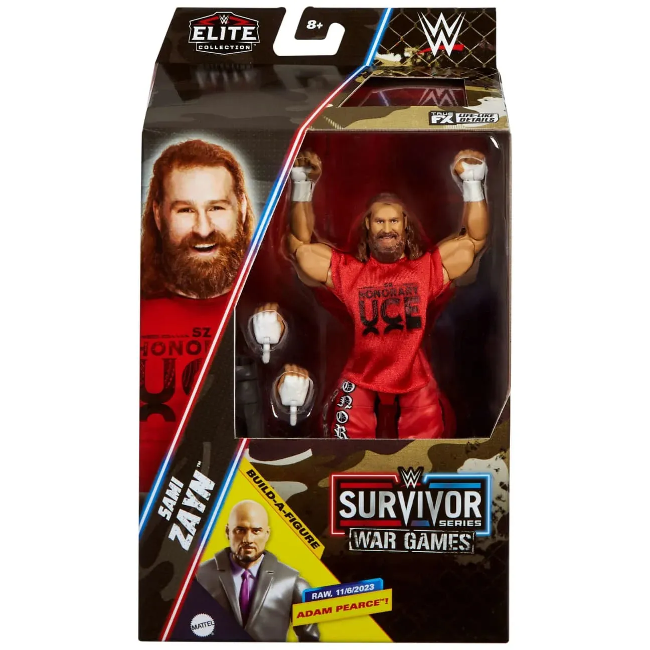 WWE Elite Collection Survivor Series Sami Zayn Action Figure