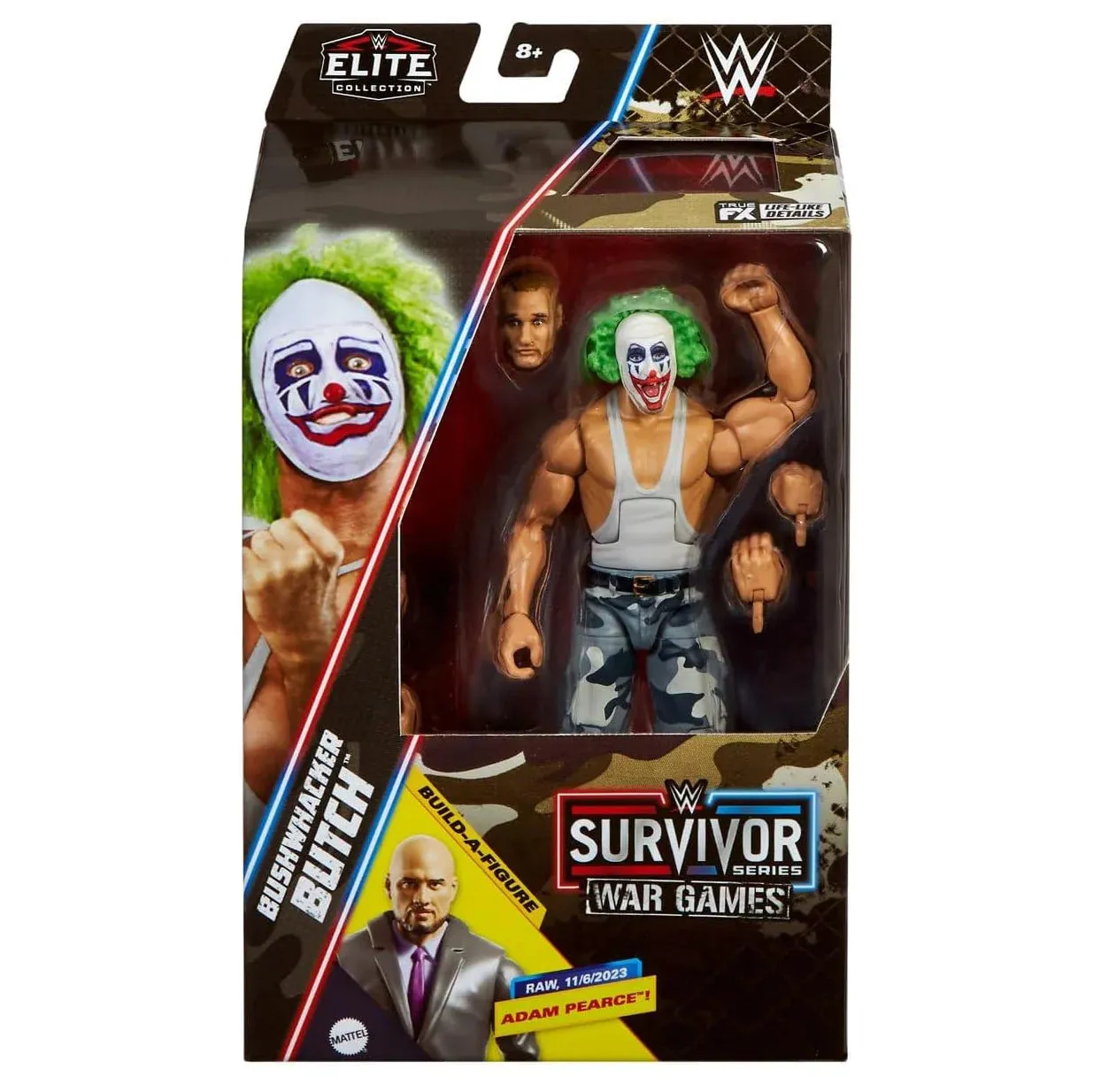 WWE Survivor Series Elite 2024 Bushwhacker Butch Action Figure