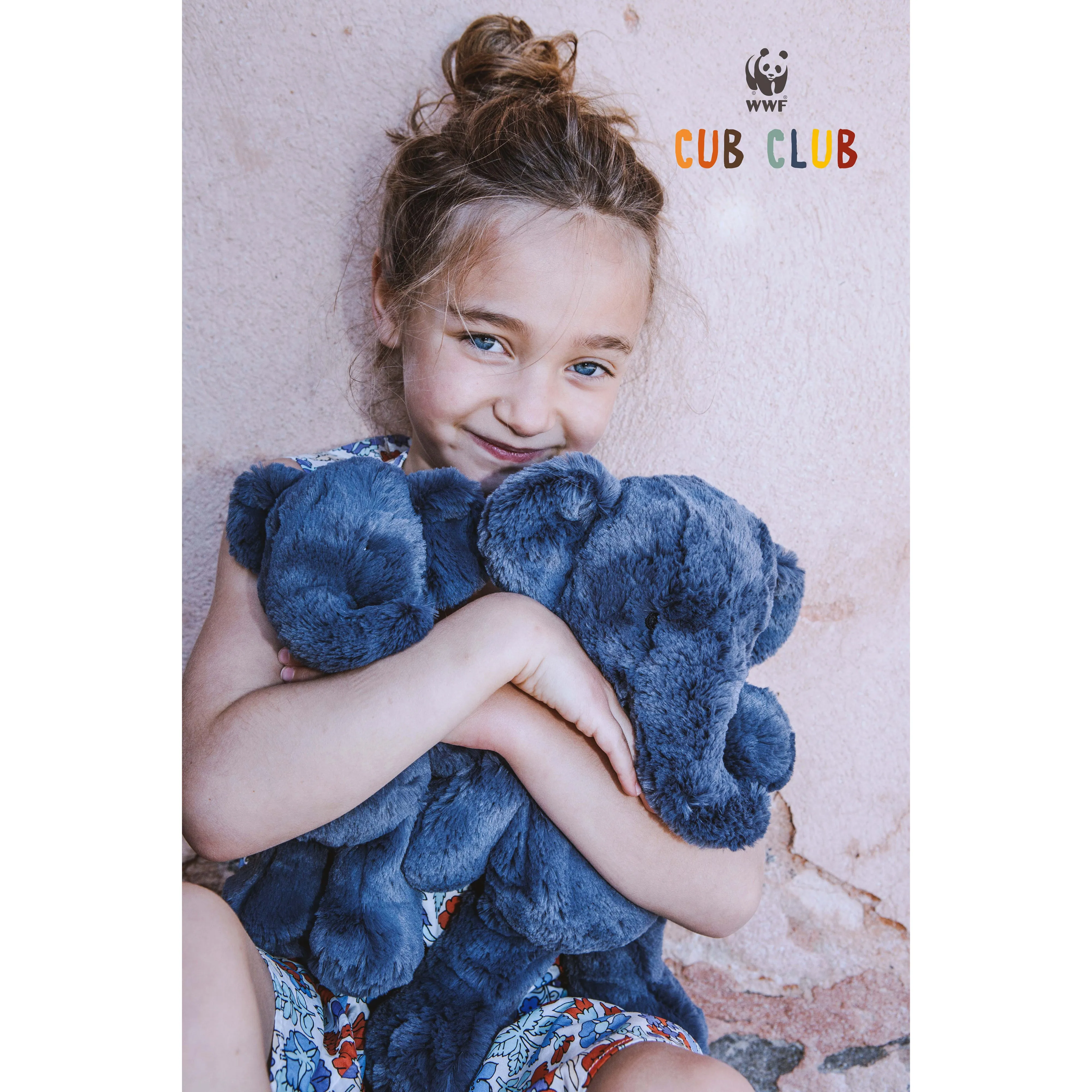 WWF Ebu The Elephant Dark Grey - 29cm