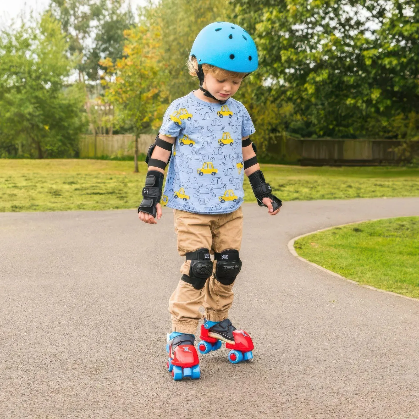 Xootz Beginner Trainer Skates, My First 4 Wheel Quad Roller Skates