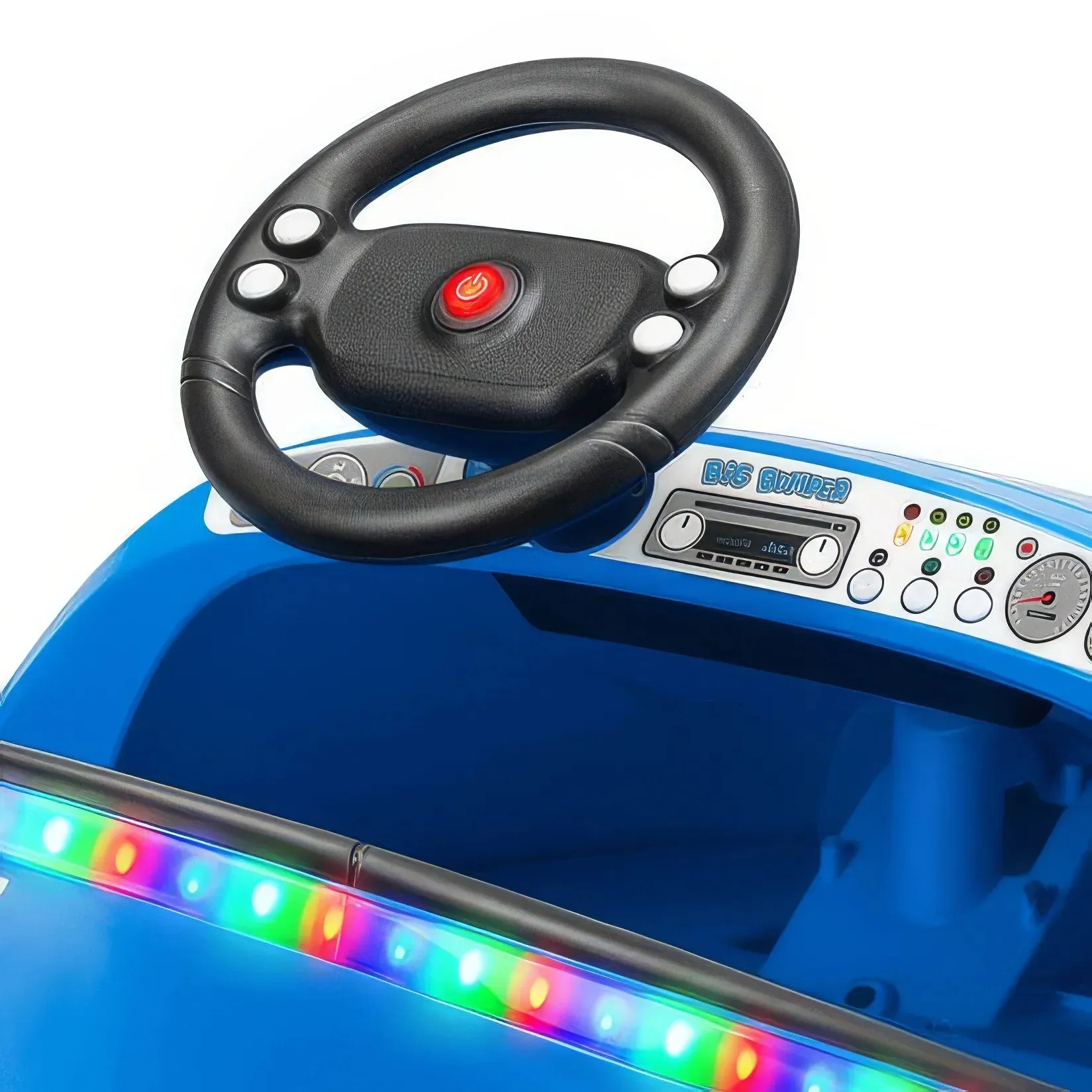Xootz Big Bumper Car  Two-Seater Rideon - 360 Spin Ride-On - Blue