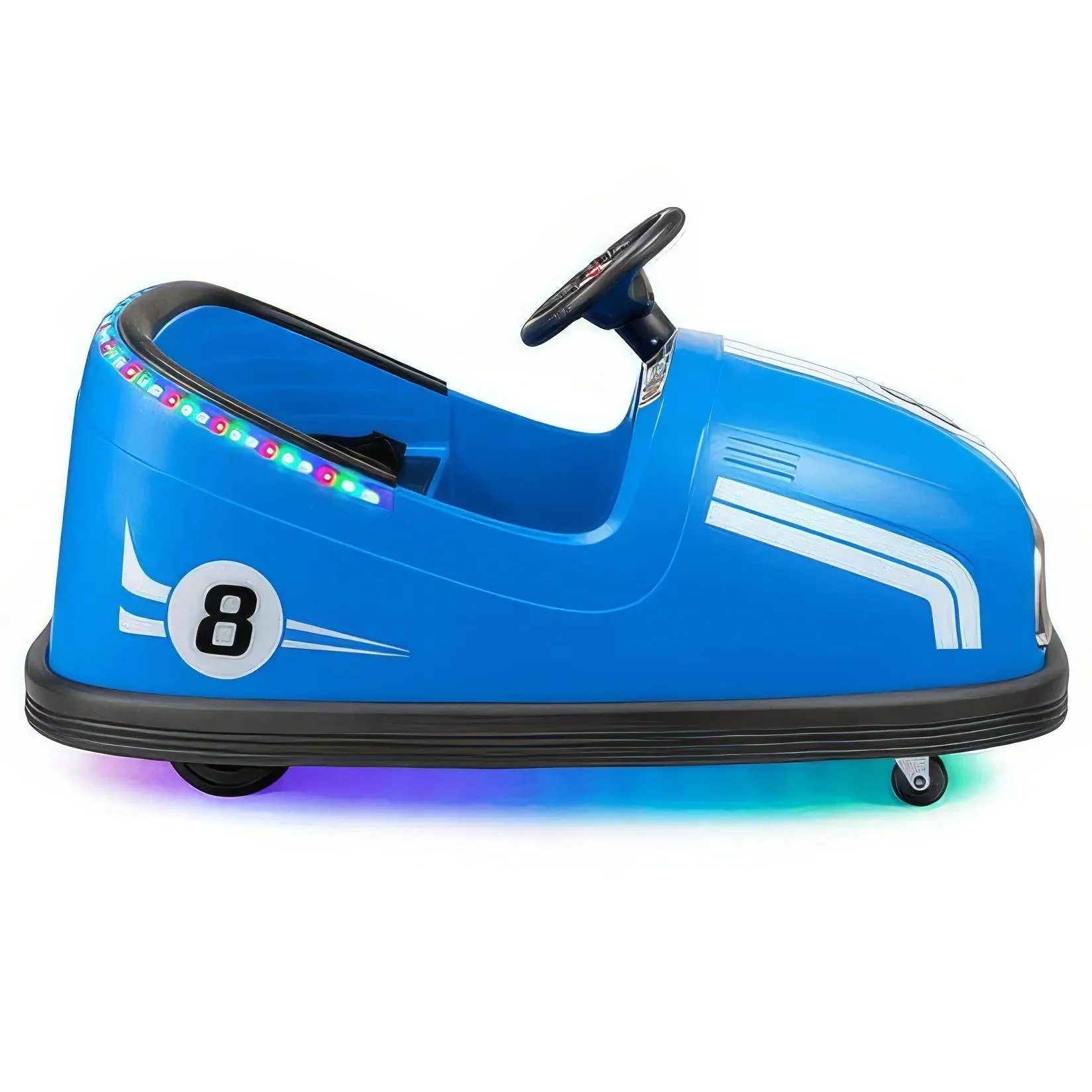 Xootz Big Bumper Car  Two-Seater Rideon - 360 Spin Ride-On - Blue