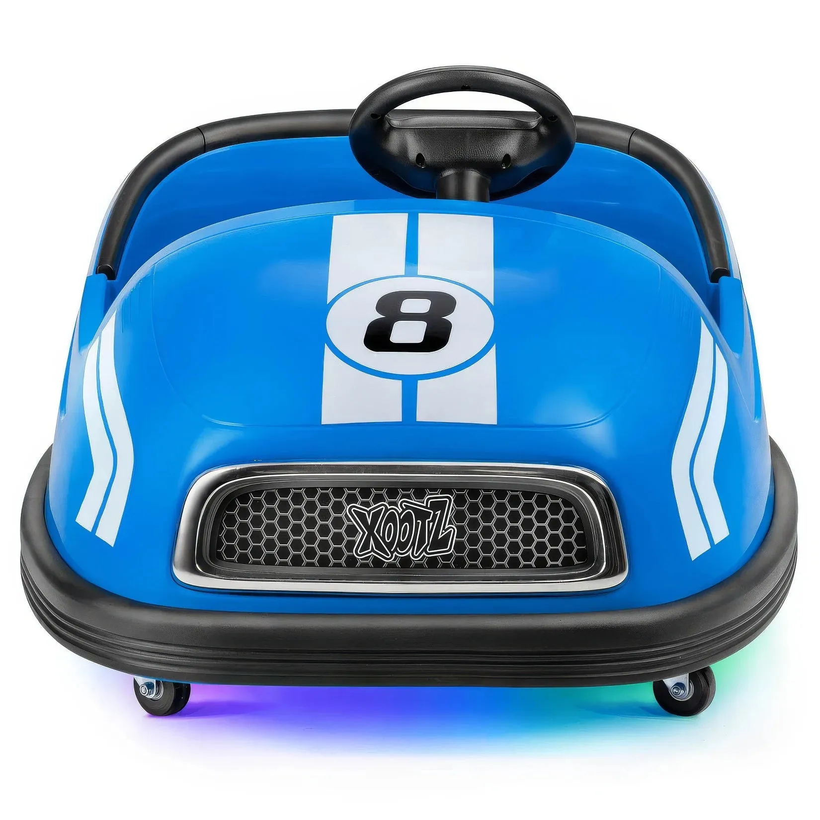 Xootz Big Bumper Car  Two-Seater Rideon - 360 Spin Ride-On - Blue