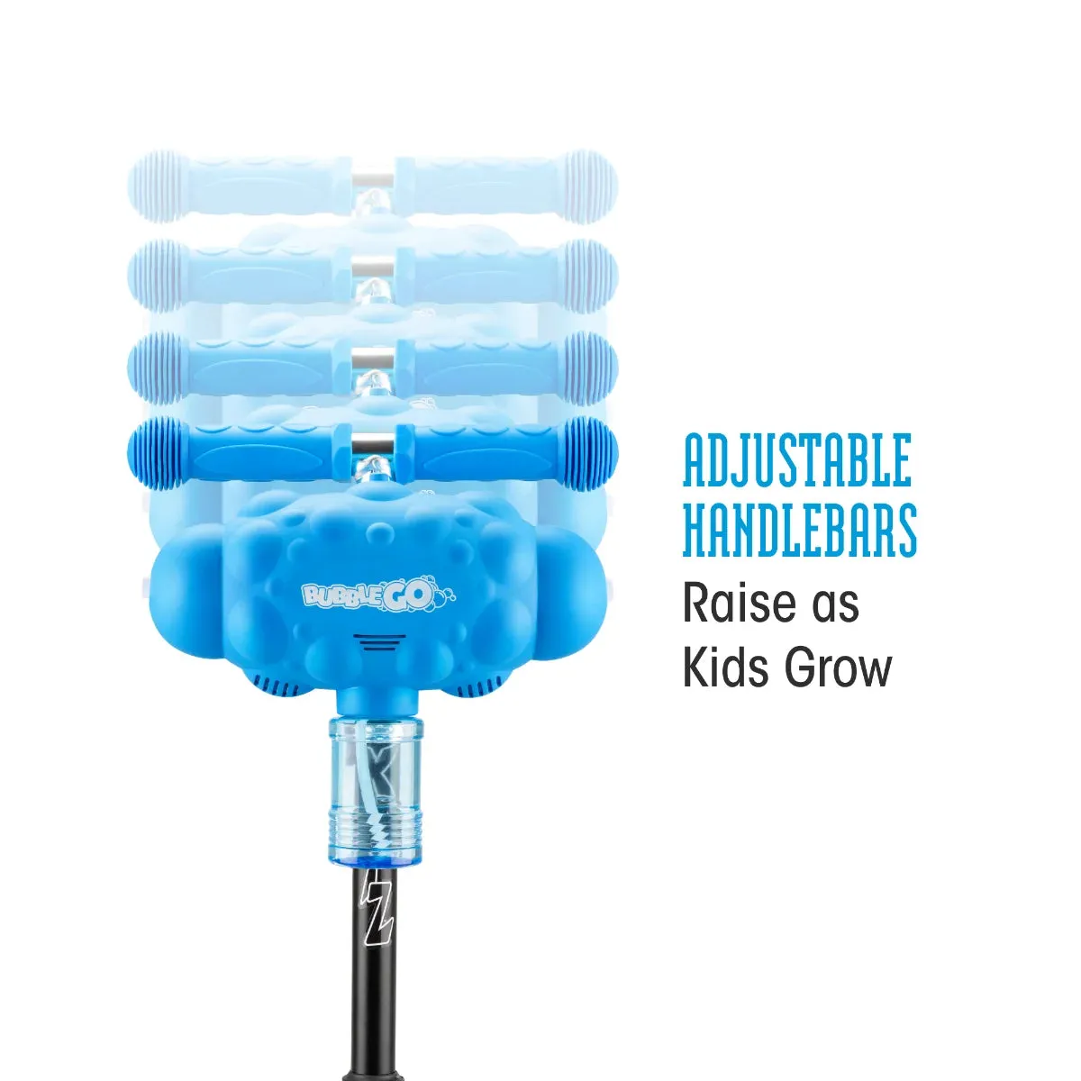 Xootz Bubble Go Foldable Tri-Scooter - Blue