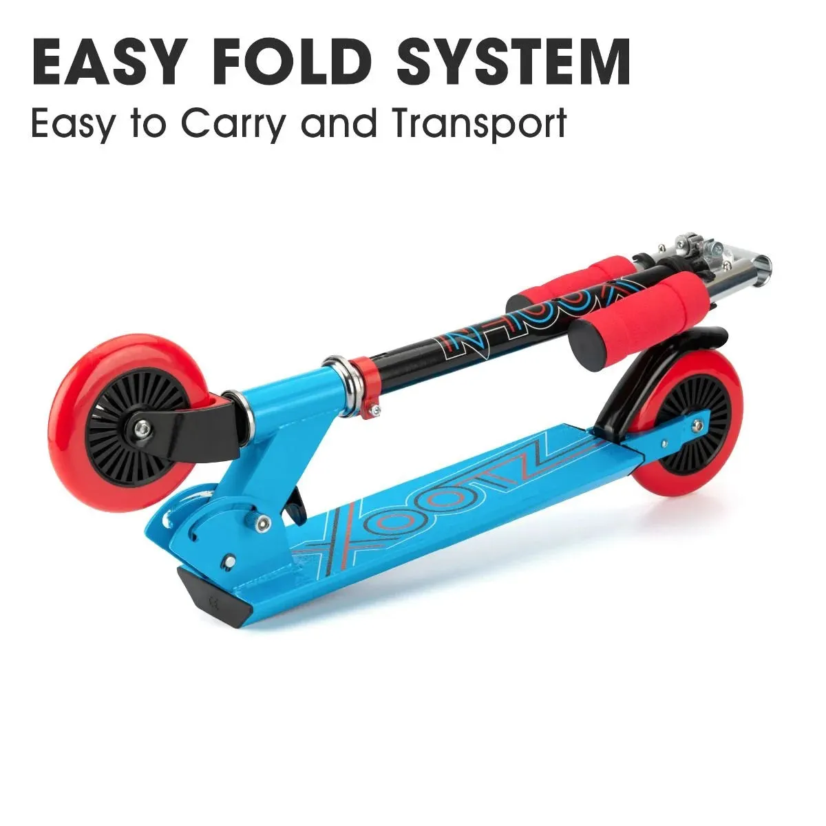Xootz Electron Folding Scooter - Blue