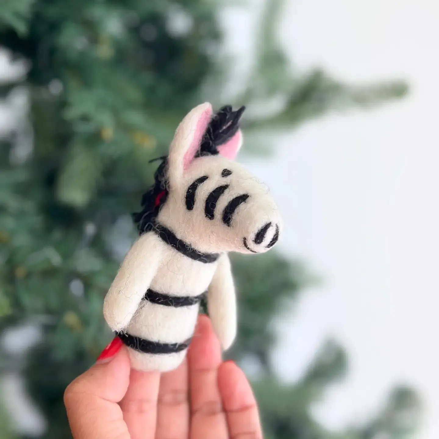 Zebra Finger Puppet Odin Parker