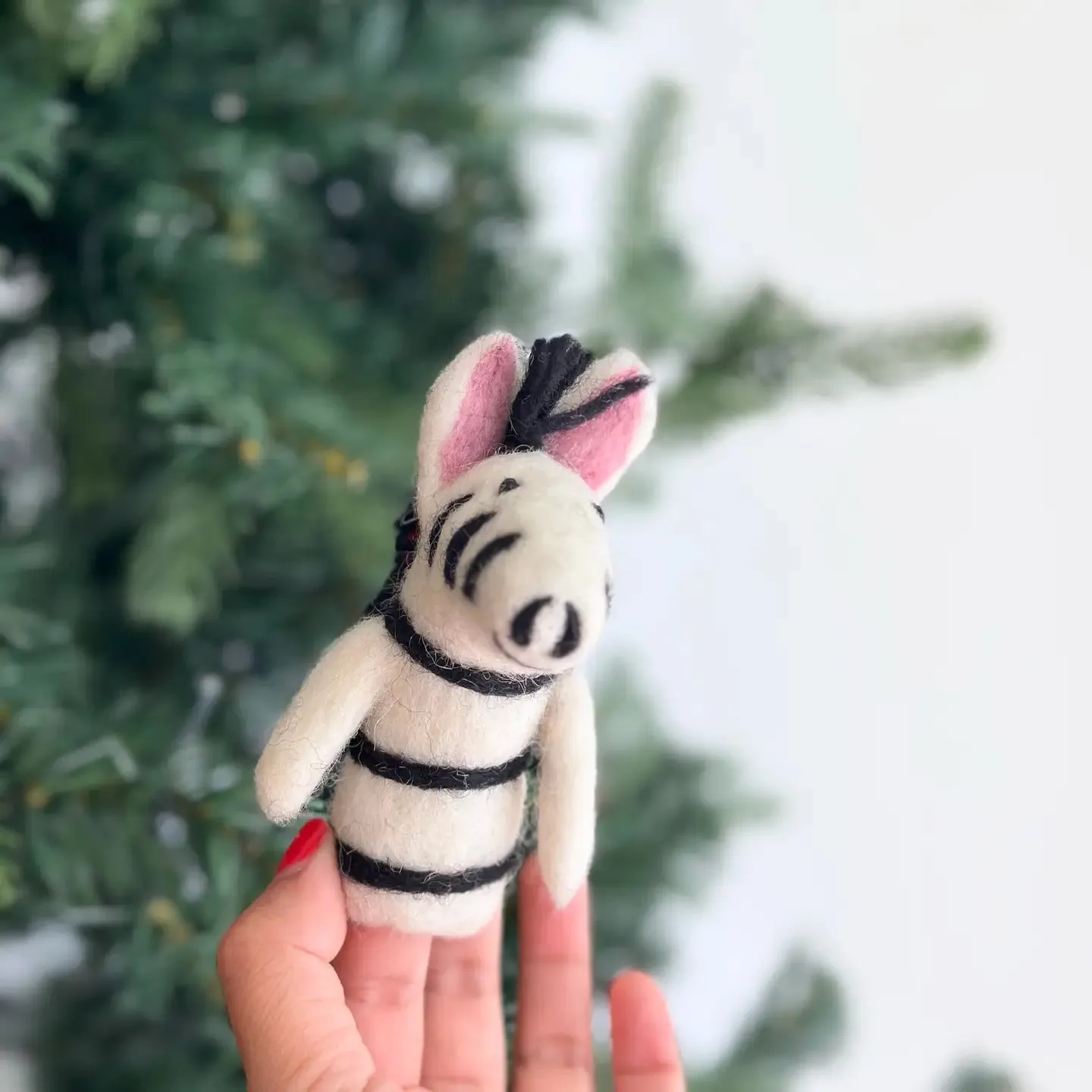 Zebra Finger Puppet Odin Parker