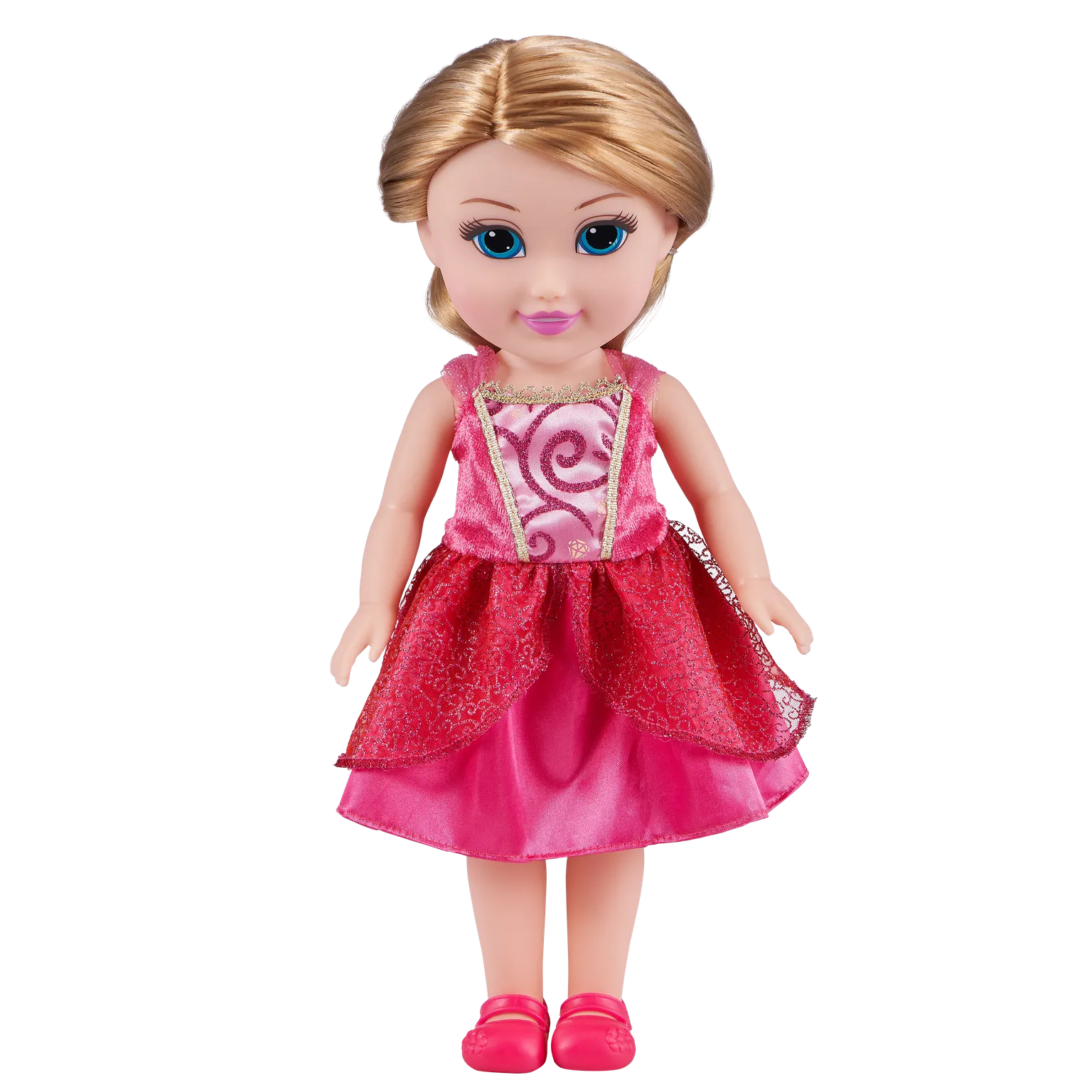 ZURU Sparkle Girlz Tots 13 Inch (33cm) Doll Princess Blonde Hair Pink Dress